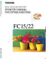 Toshiba FC15 Operator'S Manual preview