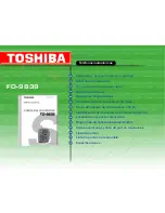 Preview for 1 page of Toshiba FD-9839 Service Manual