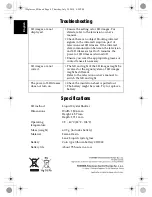 Preview for 8 page of Toshiba FPT-AGO1G Owner'S Manual