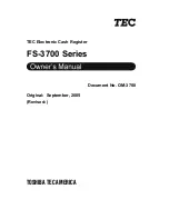 Preview for 4 page of Toshiba FS-3700 Series Owner'S Manual