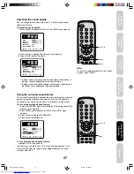 Preview for 27 page of Toshiba FSTPURE COLORSTREAM 14AF46 Owner'S Manual