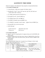 Preview for 6 page of Toshiba FT-3808BK Service Manual