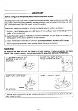 Preview for 3 page of Toshiba FT-6200 Owner'S Manual