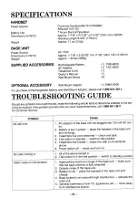 Preview for 20 page of Toshiba FT-6200 Owner'S Manual