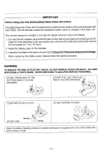 Preview for 5 page of Toshiba FT-6202 Owner'S Manual