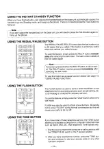 Preview for 14 page of Toshiba FT-6202 Owner'S Manual