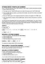 Preview for 19 page of Toshiba FT-6303 Owner'S Manual