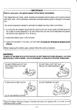 Preview for 5 page of Toshiba FT-6503 Owner'S Manual