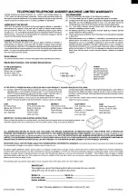 Preview for 20 page of Toshiba FT-6604 Owner'S Manual