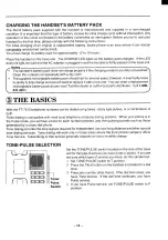 Preview for 14 page of Toshiba FT-7515 Owner'S Manual