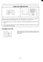 Preview for 18 page of Toshiba FT-7515 Owner'S Manual