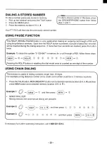 Preview for 23 page of Toshiba FT-7515 Owner'S Manual