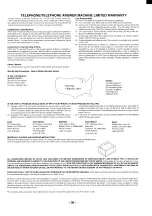 Preview for 30 page of Toshiba FT-7515 Owner'S Manual