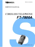 Toshiba FT-7800A Service Manual предпросмотр