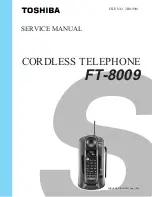 Toshiba FT-8009 Service Manual preview