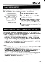 Preview for 25 page of Toshiba FT-8258 Owner'S Manual