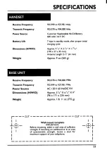 Preview for 55 page of Toshiba FT-8258 Owner'S Manual