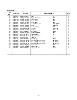 Предварительный просмотр 47 страницы Toshiba FT-8258 Service Manual