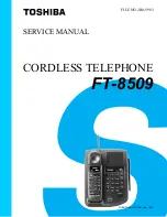 Предварительный просмотр 2 страницы Toshiba FT-8509 Service Manual