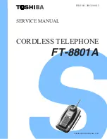 Toshiba FT-8801A Service Manual предпросмотр