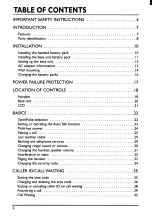 Предварительный просмотр 4 страницы Toshiba FT-8808 Owner'S Manual