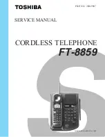 Предварительный просмотр 2 страницы Toshiba FT-8859 Service Manual