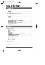 Preview for 4 page of Toshiba FT-8901 Owner'S Manual