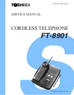 Предварительный просмотр 1 страницы Toshiba FT-8901 Service Manual