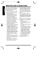 Preview for 6 page of Toshiba FT-8901A Owner'S Manual