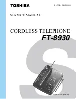 Toshiba FT-8930 Service Manual preview