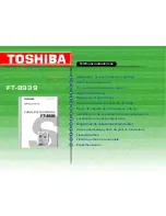 Toshiba FT-8939 Service Manual предпросмотр