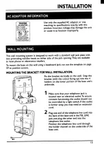 Предварительный просмотр 15 страницы Toshiba FT-8958 Owner'S Manual