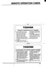 Предварительный просмотр 67 страницы Toshiba FT-8958 Owner'S Manual