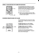 Preview for 17 page of Toshiba FT-9005 Owner'S Manual