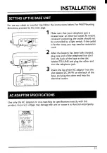 Preview for 13 page of Toshiba FT-9007 Owner'S Manual