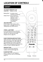 Предварительный просмотр 14 страницы Toshiba FT-9305 User Manual