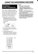 Предварительный просмотр 31 страницы Toshiba FT-9305 User Manual