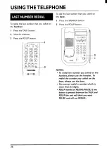 Предварительный просмотр 38 страницы Toshiba FT-9305 User Manual