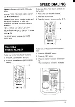 Предварительный просмотр 45 страницы Toshiba FT-9305 User Manual