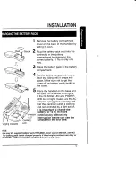 Preview for 13 page of Toshiba FT8980 - FT Cordless Phone Owner'S Manual