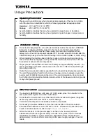 Preview for 3 page of Toshiba G3 TOSVERT-130 Instruction Manual