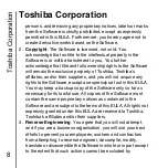 Предварительный просмотр 9 страницы Toshiba G450 User Manual