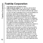 Предварительный просмотр 11 страницы Toshiba G450 User Manual