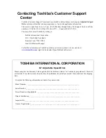 Preview for 3 page of Toshiba G7 Operation Manual