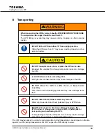 Preview for 29 page of Toshiba G8000 Series Installation And Operation Manual