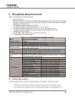 Preview for 33 page of Toshiba G8000 Series Installation And Operation Manual