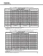 Preview for 47 page of Toshiba G8000 Series Installation And Operation Manual