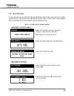 Preview for 67 page of Toshiba G8000 Series Installation And Operation Manual