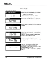 Preview for 68 page of Toshiba G8000 Series Installation And Operation Manual