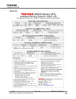 Preview for 95 page of Toshiba G8000 Series Installation And Operation Manual